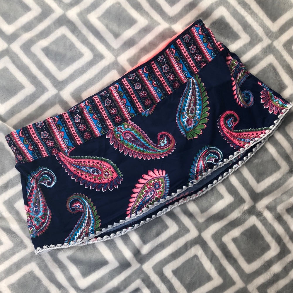 Little House on the Paisley Banded Skirt